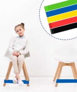 10 PCS Chair Bands for Kids, Flexible Seating Classroom Furniture Rubber Bands for Kids with Fidgety Feet, Foot Bands for School Classroom Chairs and Desk, Ideal for ADHD, Autism, Hyperactivity green 12 61rApCkM00L