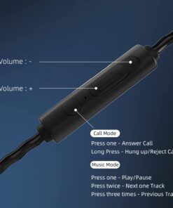 Earbuds Wired with Microphone 5 Pack, in-Ear Headphones with Heavy Bass Stereo, Noise Isolating Wired Earbuds, Ear Buds Compatible with Phone, MP3, Samsung, and Most 3.5mm Jack 2 Black+Red+Rose Gold+Sliver 12 61rBP1MD2 L