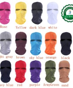 2019 5pcs 1 Package Balaclava 1-Pack Face Mask Motorcycle Helmets Liner Ski Gear Neck Gaiter Ski Mask Accessories by CxYuan two hole Coffce/Brown-1 5 61rDARuulpL
