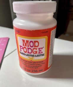 Mod Podge CS11201 Waterbase Sealer, Glue and Finish, 8 oz, Gloss 1 62 61rDa3BH1kL