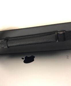 Fintie Pencil Holder with USB Adapter Pocket for Apple Pencil (USB-C) & Apple Pencil (1st / 2nd Generation), Premium Elastic Vegan Leather Sleeve Pouch Compatible with iPad Case, Black 81 61rEIpJiB4L