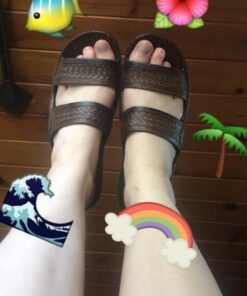 Pali Hawaii Unisex Adult Classic Jandals Sandals 8 Brown 16 61rEiNx7E1L 1