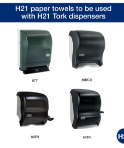 Tork Paper Hand Towel Roll Natural H21, Universal, 100% Recycled Fiber, 6 Rolls x 1000 ft, RK1000 1 Count (Pack of 6) 11 61rEvp7qJiL 1