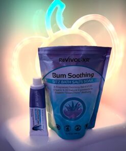 Sitz Bath for Hemorrhoids Soothing 20-in-1 Salts Soak Mix, Concentrated Pouch Makes 15 Toilet Seat Basin Sit Soaks. Made-in-USA 18 61rF50RvlBL