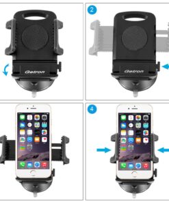 Getron Car Mount Holder, Windshield Dashboard Universal Car Cell Phone Cradle for iPhone Xs MAX XR X 8 Plus 7 Plus 6S SE Samsung Galaxy S9 S8 Edge S7 S6 Note 9 Google Pixel LG and All Smartphones 21 61rG4GLYxLL