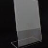 Dazzling Displays 6-Pack Acrylic 5 x 7 Slanted Sign Holders