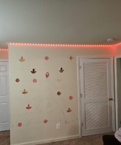 ZOZOO 100ft Led Lights for Bedroom(2 Rolls of 50ft), Smart RGB Led Strip Lights with 44-Key Remote & APP Control Music Sync with Color Changing for Home Party Festival Decoration 25 61rHohvnukL