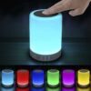 Elecstars Touch Bedside Lamp - with Bluetooth Speaker, Dimmable Color Night Light, Outdoor Table Lamp with Smart Touch Control, Best Gift for Men Women Teens Kids Children Sleeping Aid 17 61rIqc5XqUL