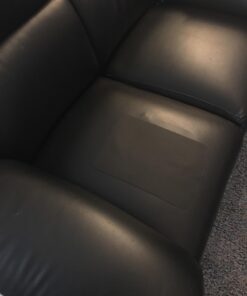 MastaPlasta Original Self-Adhesive Leather Repair Patch - Black 11" x 8" (28 x 20 cm), Instant Upholstery-Quality Scratch & Tear Repair for Sofas, Car Interiors, Bags, Vinyl & More A Black Leather 54 61rJBbZLedL