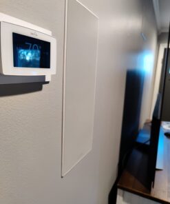 Polk Audio 265-RT 3-way In-Wall Speaker - The Vanishing Series | Easily Fits in Ceiling/Wall | High-Performance Audio - Use in Front, Rear or as Surrounds | With Power Port & Paintable Grille - Black Single 50 61rJXmvxzvL