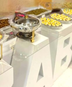 Round Chafing Dish Buffet Set with Fuel Water Pans + Food Pans (4 qt) + Frames + Lids + Fuel Holders + 6 Fuel Cans, 2 Full Warmer 9 61rLE3avxL