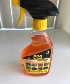 Goo Gone Adhesive Remover Original Spray Gel - Removes Chewing Gum, Grease, Tar, Stickers, Labels, Tape Residue, Oil, Blood, Lipstick, Mascara, Shoe Polish, Crayon - 12 Ounce 12 Fl Oz (Pack of 1) 46 61rNQeDxAwL