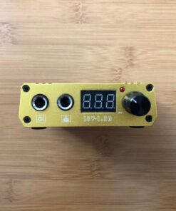 Dragonhawk LCD Dual Tattoo Machine Gun Power Supply Foot Pedal Clip Cord P077 (Golden) Golden 17 61rO2Qv48RL