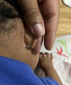 Replacement Earring Backs Pair 14k Solid White Gold Kid's & Children's Small Replacement Push-On Earring Backs 5 61rPe4FmLhL