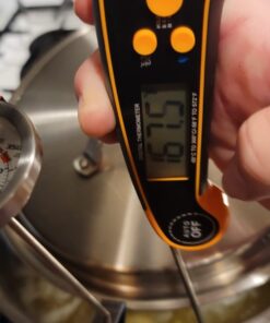 Candy Thermometer Deep Fry/Jam/Sugar/Syrup/Jelly Thermometer with Stainless Steel Large 2" Dial & 9" Accurate Sensitive Long Probe Oil Thermometer Cooking Thermometer Candy DeepFry Thermometer-9 Inch Probe 26 61rRVRwuIOL