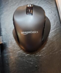 Amazon Basics Ergonomic 2.4 Ghz Wireless Optical PC Mouse, DPI adjustable, Black 31 61rRcR nrjL