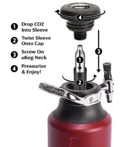 Alternative view of GrowlerWerks uKeg 64 CO2 Chargers 8g, Box of 10 8g - uKeg 64 - Box of 10