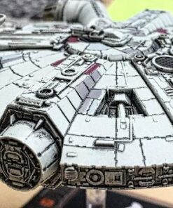 Star Wars X-Wing 1st Edition Miniatures Game Millenium Falcon EXPANSION | Strategy Game for Adults and Teens | Ages 14+ | 2 Players | Average Playtime 45 Minutes | Made by Atomic Mass Games 33 61rSFlUMeL