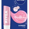 NIVEA Shimmer Lip Care - Pearly Shimmer for Chapped Lips, Moisturize All Day - .17 oz. Stick