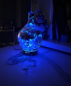 Porseme Gold Plated Essential Oil Diffuser Glass Aromatherapy Ultrasonic Humidifier, Auto Shut-Off,Timer Setting, BPA Free,Aroma Decoration for Home,Office,Gym,Spa,Premium Gift 100ml A4-100ml Gold Plated Aladdin 23 61rUTcVLrBL