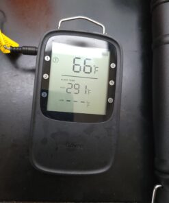 Govee Bluetooth Meat Thermometer, Wireless Meat Thermometer for Smoker Oven, Digital Grill Thermometer with 2 Probes, Timer Mode, Smart LCD Backlight BBQ Thermometer for Cooking Turkey Fish Beef 2 x Probes 68 61rUrPu0lSL