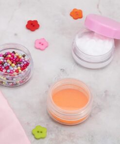 5Gram Cosmetic Containers 100pcs Tiny Makeup Sample Jaws with Pink lids Pink Lid 5 Gram 18 61rVl8yzI8L
