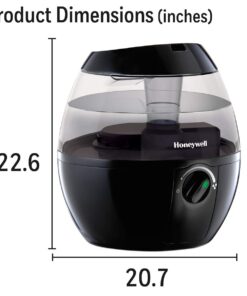 Honeywell HUL520B Mistmate Cool Mist Humidifier Black With Easy Fill Tank & Auto Shut-Off, For Small Room, Bedroom, Baby Room, Office 14 61rVzdlKefL 1