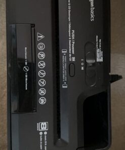Amazon Basics 8-Sheet Strip Cut Paper, CD, and Credit Card Shredder 42 61rWDmcicQL