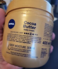 NIVEA Cocoa Butter Body Cream with Deep Nourishing Serum, Cocoa Butter Cream for Dry Skin, 16 Ounce Jar 43 61rYC4pFrL