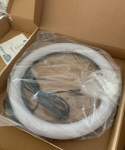 GearLight Ring Light - 10" Selfie Tripod Stand with LED Lights, Dual Phone Holders, Adjustable Height and Lighting for Recording, Makeup & Photography - Cute Room Decor Stuff & Gifts For Teen Girls 10 inch 36 61rYHc2GTUL