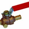 Watts PEX LFP-564 In-Line Full Port Ball Valve 1/2-Inch Barb x Barb 1/4-Inch Drain Low-Lead, Brass 47 61rbFF6913L