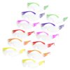 JORESTECH Eyewear Protective Safety Glasses, Polycarbonate Impact Resistant Lens Pack of 12 (Multi-Colors) Pink, Red, Yellow, Orange, Purple, Green 2 61rbglmUrgL