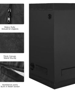 Giantex Plant Growing Tent Indoor Grow Tent Room Reflective Hydroponic Non Toxic Clone Hut 6-Size Indoor Grow Tent (48''X24''X60'') 48''X24''X60'' 12 61rby8 ThKL