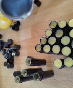 25Pcs 5G 5ML Empty Plastic Lip Balm Tubes Containers Lip Gloss Storage Container (Black) 18 61reBwaknRL