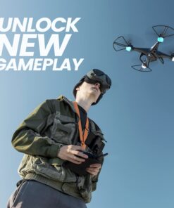 Holy Stone HS110D FPV RC Drone with 1080P HD Camera Live Video 120°Wide-Angle WiFi Quadcopter with Gravity Sensor, Voice & Gesture Control, Altitude Hold, Headless Mode, 3D Flip RTF 2 Batteries 48 61rfhPeJlTL