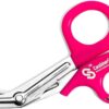 Trauma Shears with Carabiner - Stainless Steel Bandage Scissors for Surgical, EMT, EMS, Medical, Nursing, and Veterinary Use, First Aid Supplies and Accessories, 7.5-inch, Pink 1 Count (Pack of 1) 7 61rfmV6DIQL