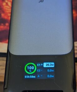 Anker Power Bank, 24,000mAh 3-Port Portable Charger with 140W Output, Smart Digital Display, Compatible with iPhone 15/15 Plus/15 Pro/15 Pro Max, iPhone 14/13 Series, Samsung, MacBook, Dell, AirPods 84 61rg1va93wL