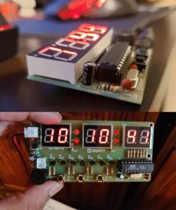 IS Soldering Project Clock, Icstation 6-Bit Digital Clock Soldering Kit DIY Soldering Practice for School Science Projects Student STEM Learning Teaching 43 61rgYXfc3AL