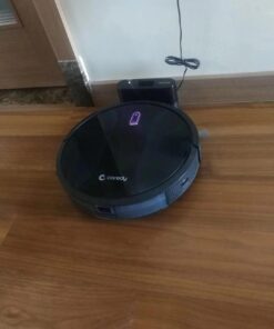 Coredy R550 Ultra Robot Vacuum and Mop Combo, 2200Pa Strong Suction, 2.76 Inch Thin, 120 Mins Runtime, Upgraded Smart Sensor Protection, Super Quite, Self-Charging Robotic Vacuum for Hard Floors, Tile 38 61ri6g9amL