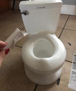 Summer Infant My Size Potty, White - Realistic Potty Training Toilet Looks and Feels Like an Adult Toilet - Easy to Empty and Clean 65 61riNi2P36L 1