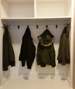 Franklin Brass Double Scroll Hook Assembly Wall Hooks 5-Pack, Gunmetal, FBSCRH5-TDG-C 5 Pack 48 61rjvF7H6kL