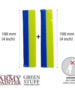 Alternative view of The Army Painter 2 Part Modeling Clay, 20cm - Moldable Model Putty for Miniatures, Easy-to-Knead Green Stuff Putty Epoxy Clay for Sculpting, Green Stuff Tools - The Original Green Stuff Kneadatite