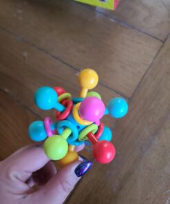 Manhattan Toy Atom Rattle & Teether Grasping Activity Baby Toy 20 61rlniv19yL