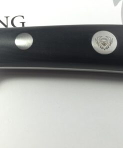 Dalstrong Steak Knives - Set of 4 - Serrated Blade - Gladiator Series Elite - Forged German High-Carbon Steel - Table Dinner Kitchen Knives - Sheaths - Razor Sharp - Dinner Set - NSF Certified 5" Serrated Black 68 61rmADp018L