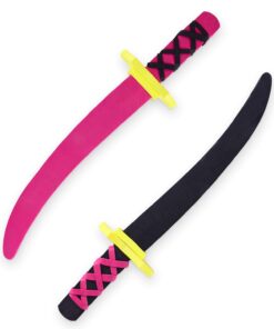 Lightweight Safe Soft Foam Toy Swords Ninja Pirate Style with Handle for Party Favors, Children Games & Activities (6 Pack) 8 61rmAn4adLL