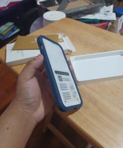 Miracase Glass Case for iPhone 12/ iPhone 12 Pro 6.1 inch (2020), Full-Body Clear Bumper Case with Built-in 9H Tempered Glass Screen Protector for iPhone 12/ iPhone 12 Pro,Dark Blue Dark Blue iPhone 12/12 Pro 6.1'' 33 61rmHQS3muL