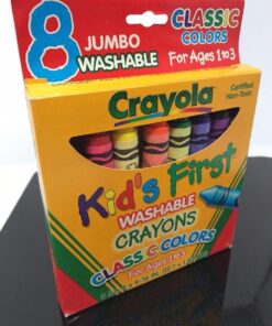 Crayola Jumbo Crayons, 8 Toddler Crayons, Assorted Colors 28 61rnUhKmjDL