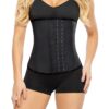 Ann Chery 2021 Corset Waist Trainer for Women - Colombian Waist Cincher - 3 Hook Latex Body Shaper Medium Black 20 61ro wrBf6L