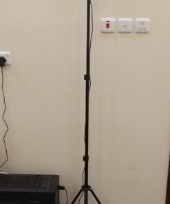 Skywin VR Tripod Stand (Black) - HTC Vive Compatible Sensor Stand and Base Station for Vive Sensors or Oculus Rift Constellation (2 Pieces) 1 Pack Black 36 61rpMFKElL