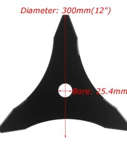 Pool Supply Town 12" x 3T 12-Inch 3 Teeth Heave Duty Steel Brush Cutter Trimmer Weed Eater Blade 21 61rqcPQsHL